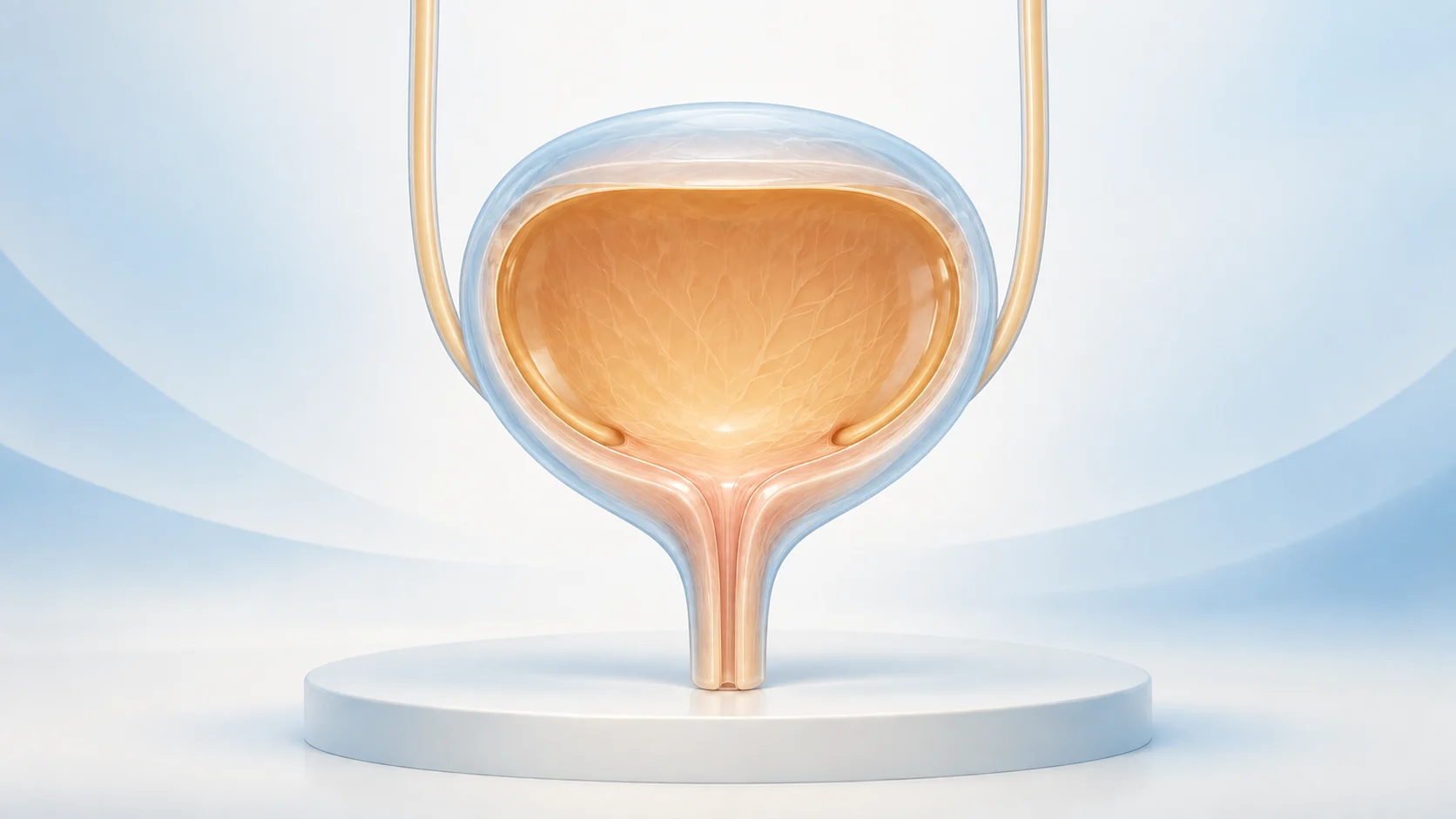 Simplified bladder anatomy illustration